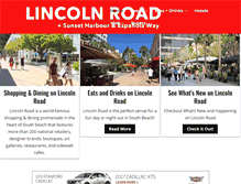 Tablet Screenshot of lincolnroad.com